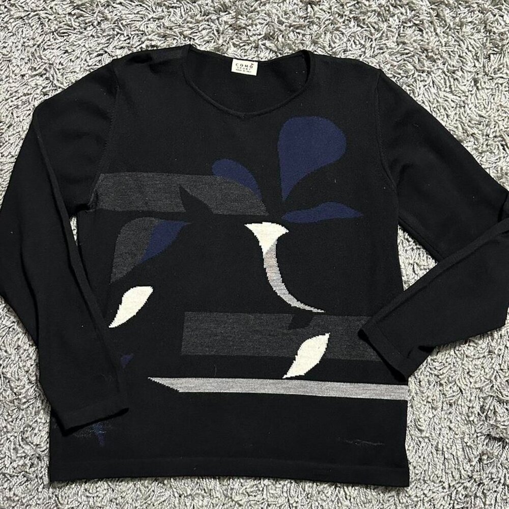 Vintage 90s Como Sport Old Money Sweater Size Large